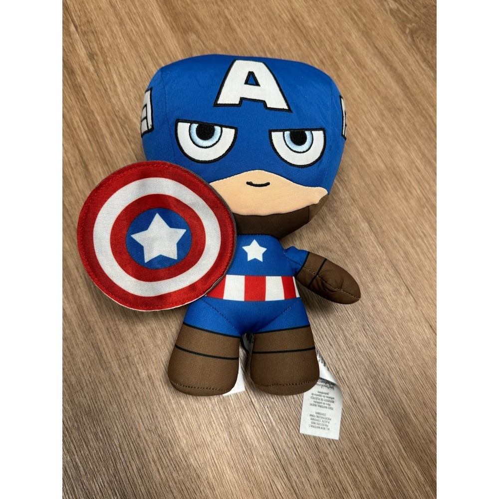 Disney Store Captain America Marvel Super Hero Avengers Plush Toy Doll 10"